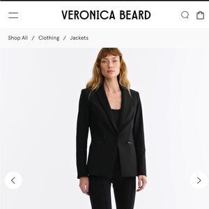 Veronica Beard Black Blazer Tailored Suit Jacket